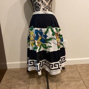 A patterned skirt with sparkles by Ashley B size 6